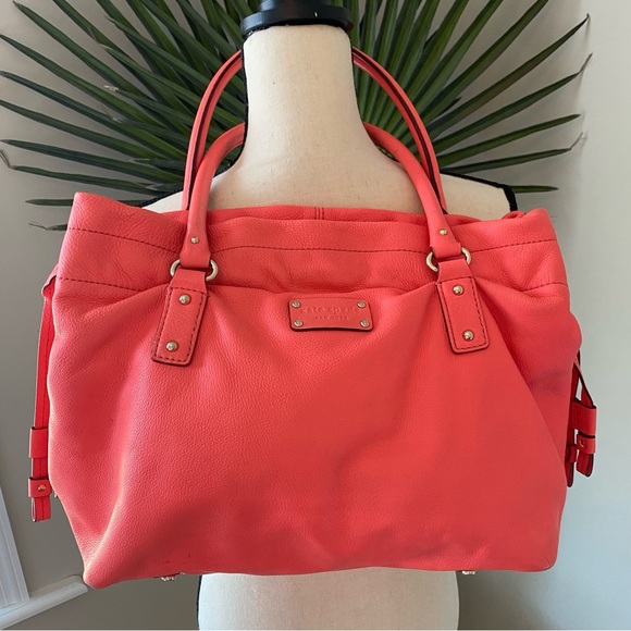 Kate Spade Pink Salmon Coral Shoulder Bag - Picture 1 of 14
